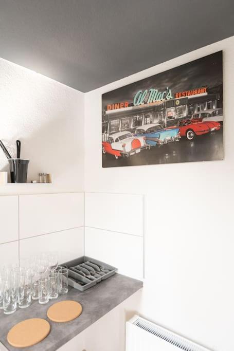 - Nice New York Apartment In The Heart Of Duisburg - Betten & Sofa - 5 Mins Central Station Hbf - Big Tv & Wifi - Exteriör bild